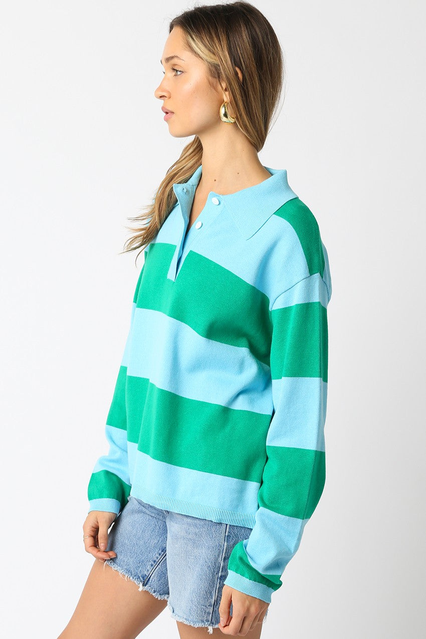 RORRY STRIPE SWEATER