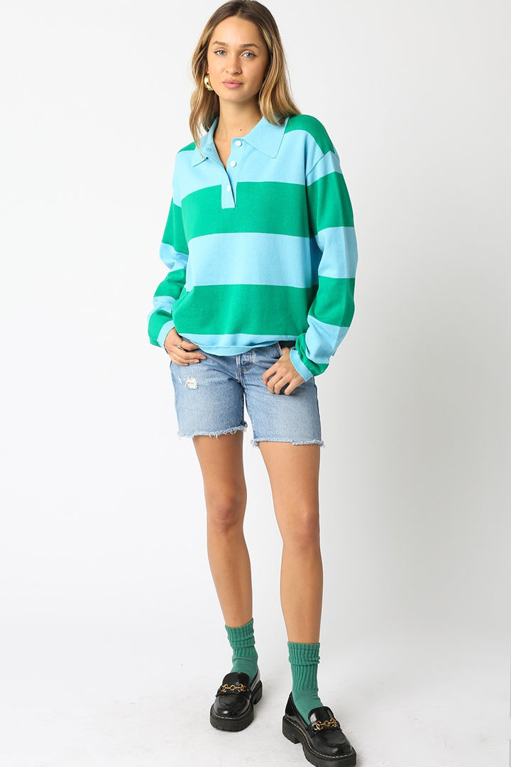 RORRY STRIPE SWEATER