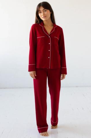 SALUA Classic Luxury Pajamas in Brushed Pima Cotton