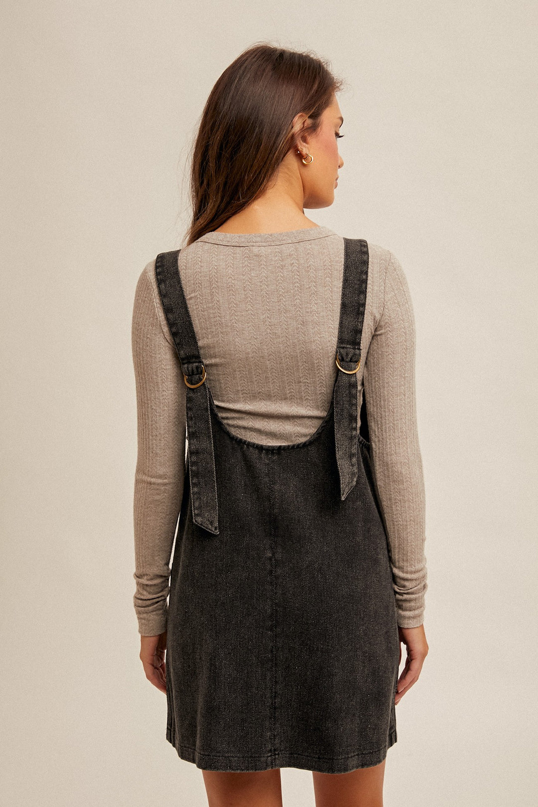 SNOW WASH TWILL OVERALL DRESS