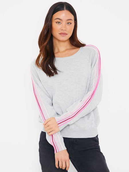 SPORTY STRIPE PULLOVER