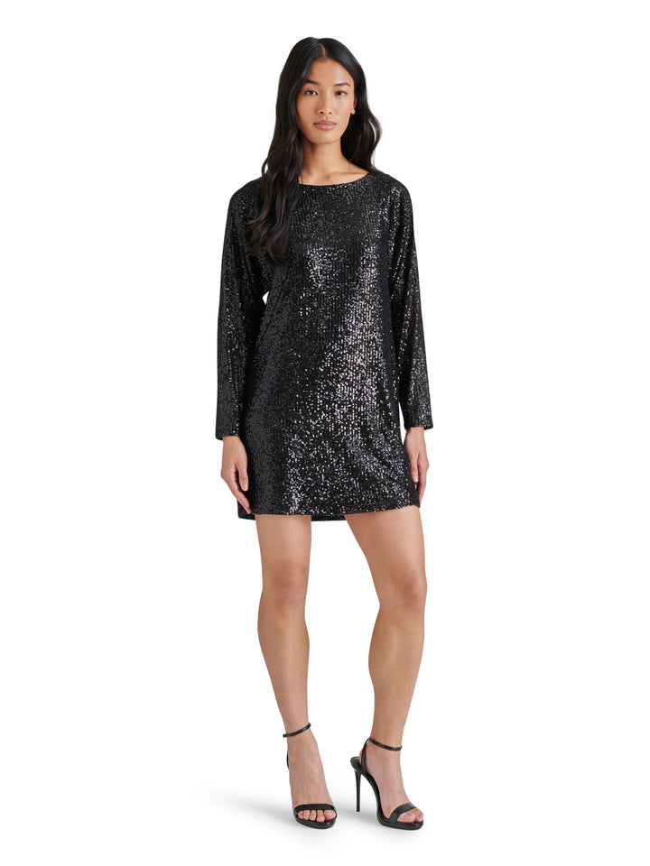 SEQUIN LONG SLEEVE DRESS