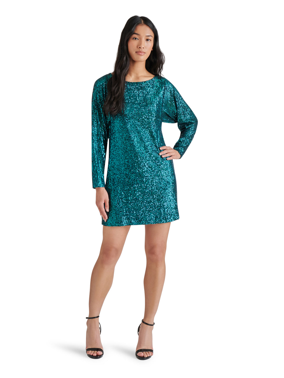 SEQUIN LONG SLEEVE DRESS