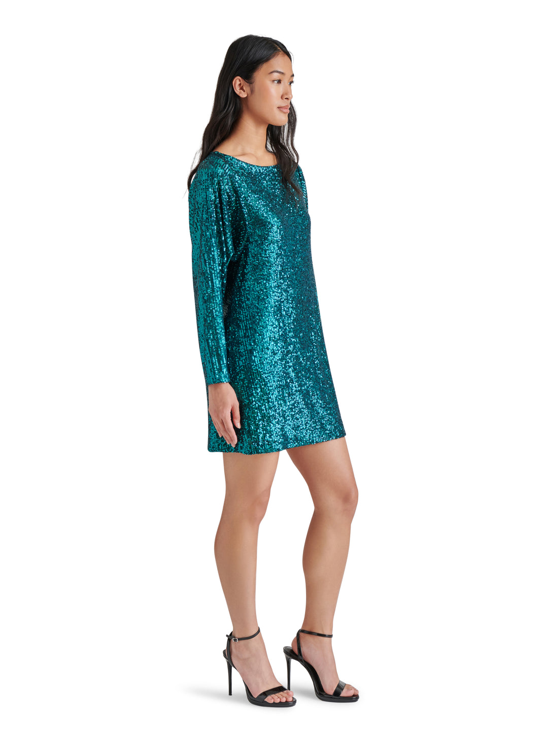 SEQUIN LONG SLEEVE DRESS