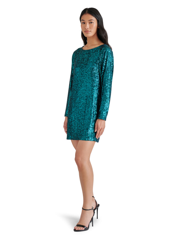 SEQUIN LONG SLEEVE DRESS