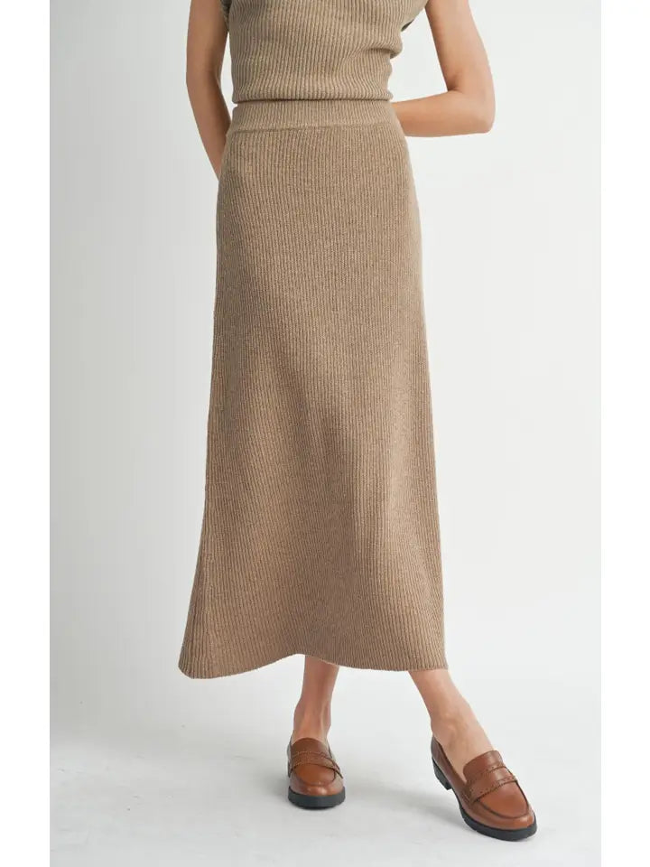 CROSBY SWEATER MIDI SKIRT