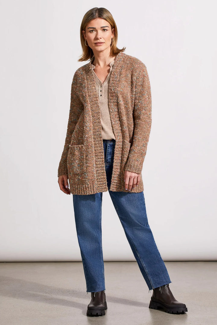 SWEATER CARDIGAN WITH PATCH POCKETS