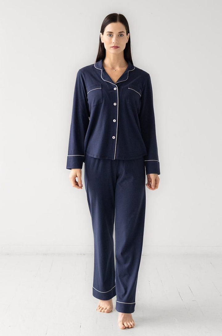 SALUA Classic Luxury Pajamas in Brushed Pima Cotton