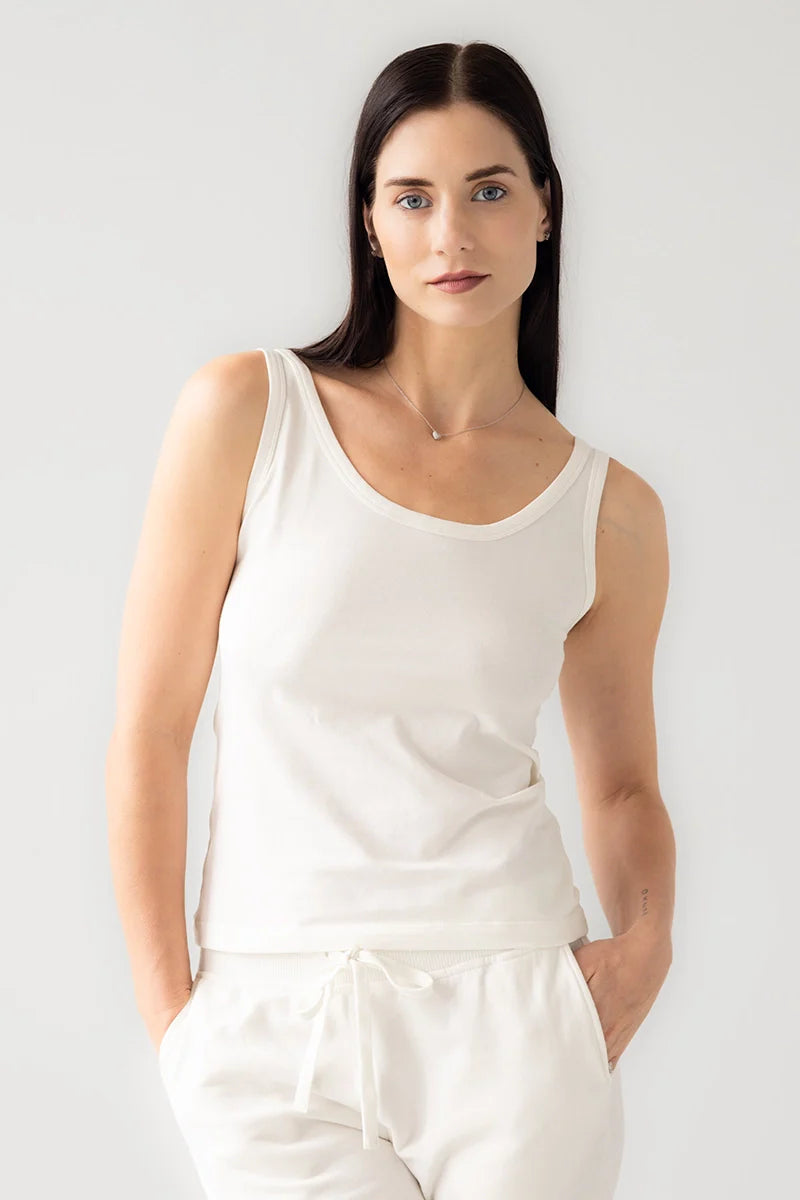 Stretch Cotton Tank