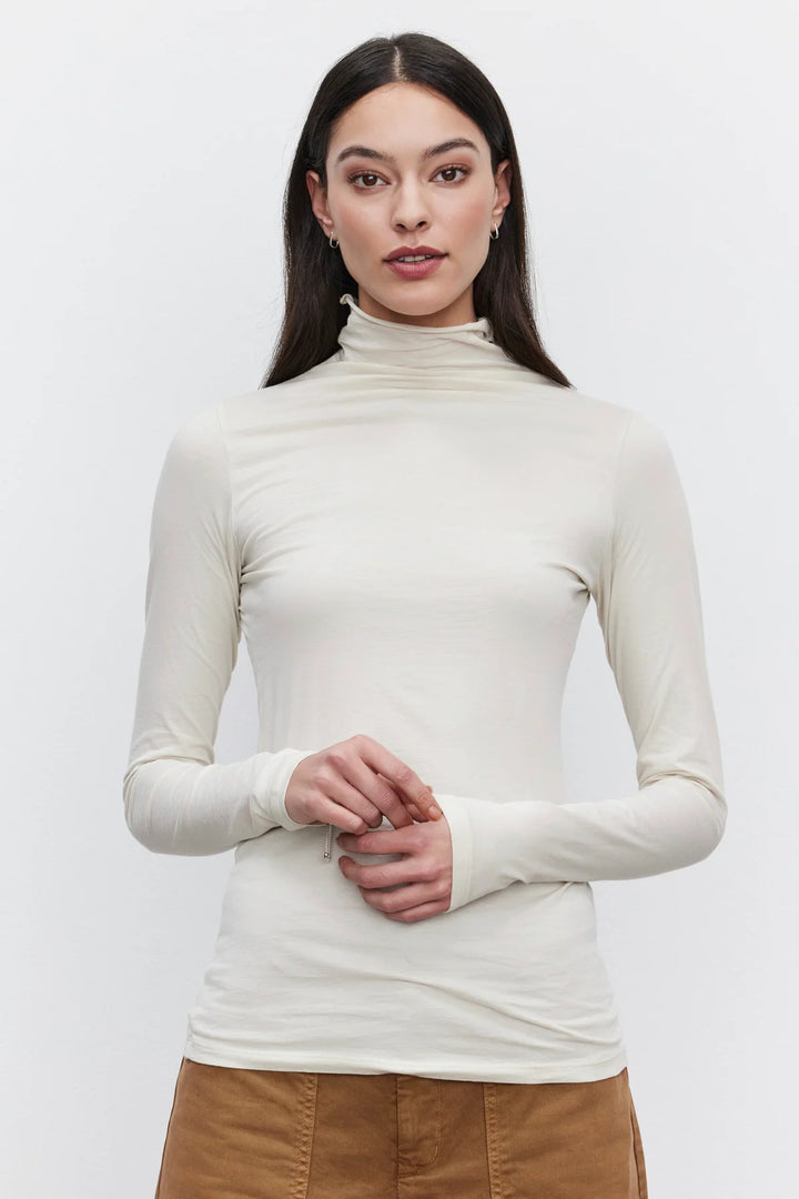 GAUZY WHISPER TURTLENECK