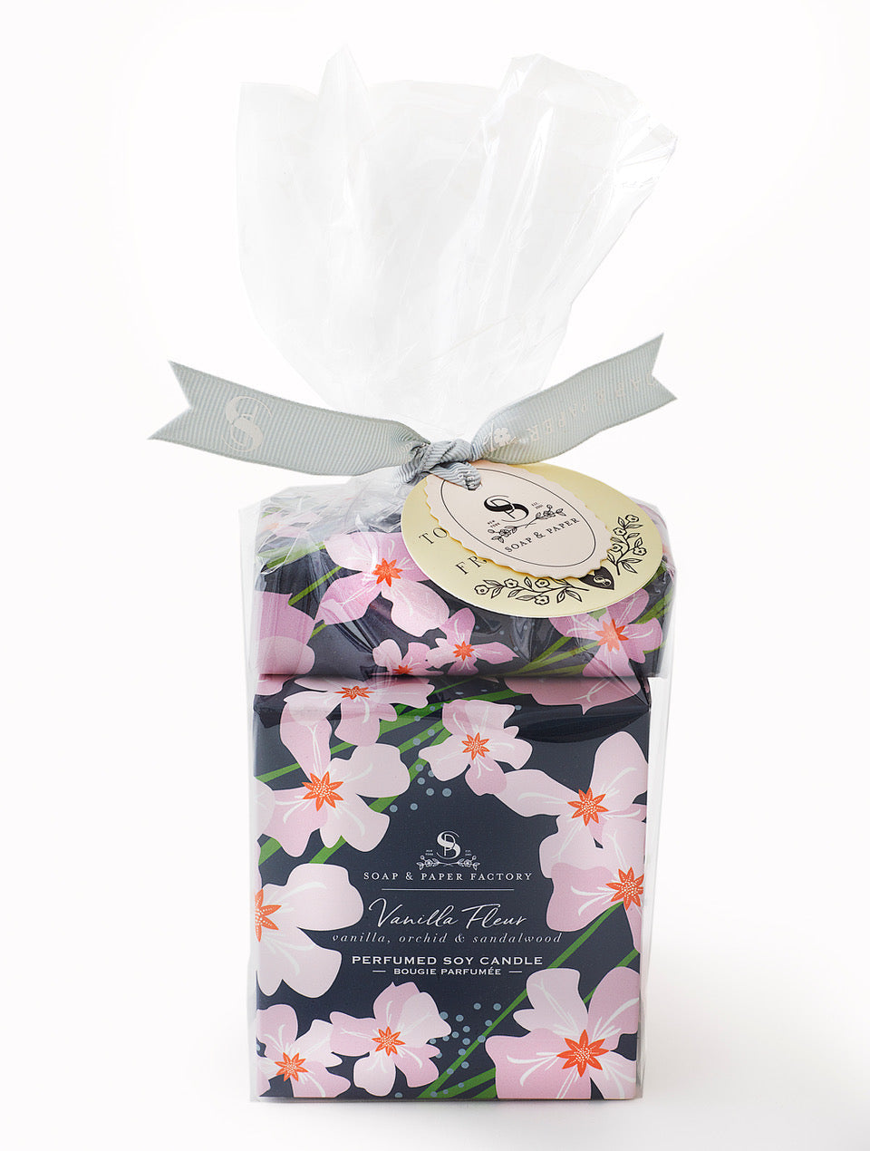 Vanilla Fleur Single-Wick Candle & Soap Gift Set