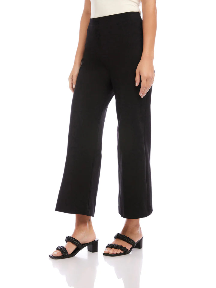 WIDE-LEG CROP PANT