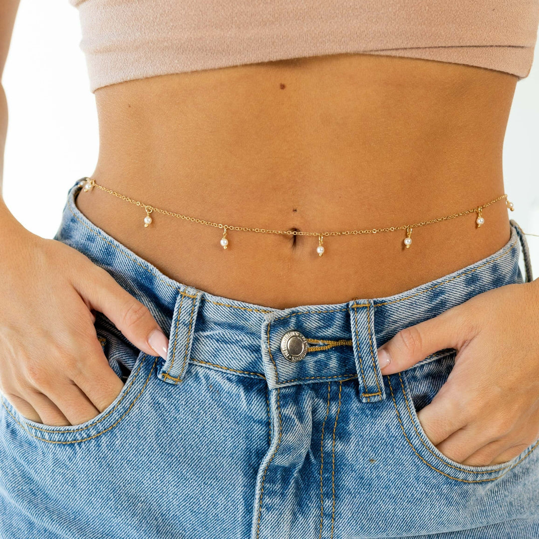 Alina Pearl Belly Chain