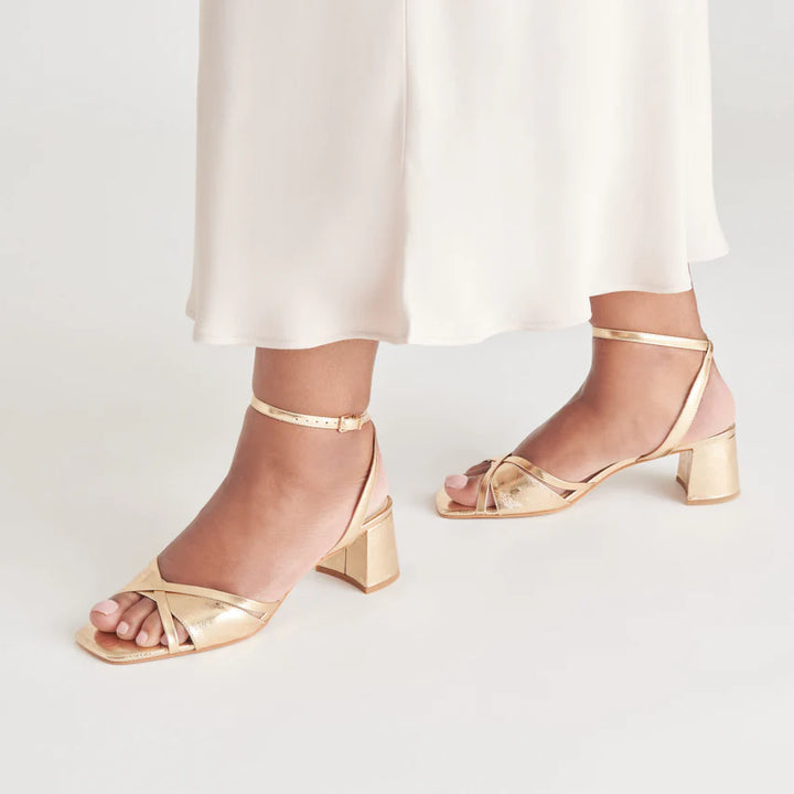 BERLA METALLIC LOW HEEL