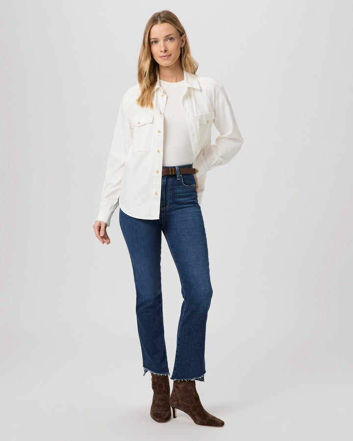 CLAUDINE ANGLED HEM JEANS