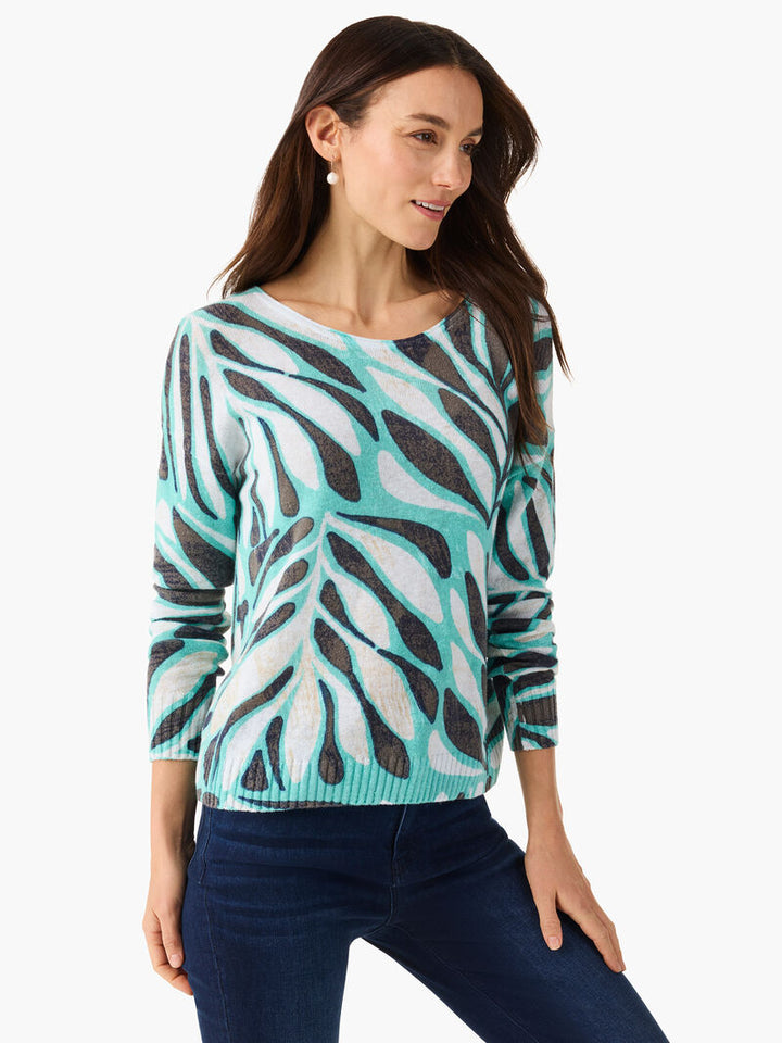 FLORA GRID SUPERSOFT SWEATER