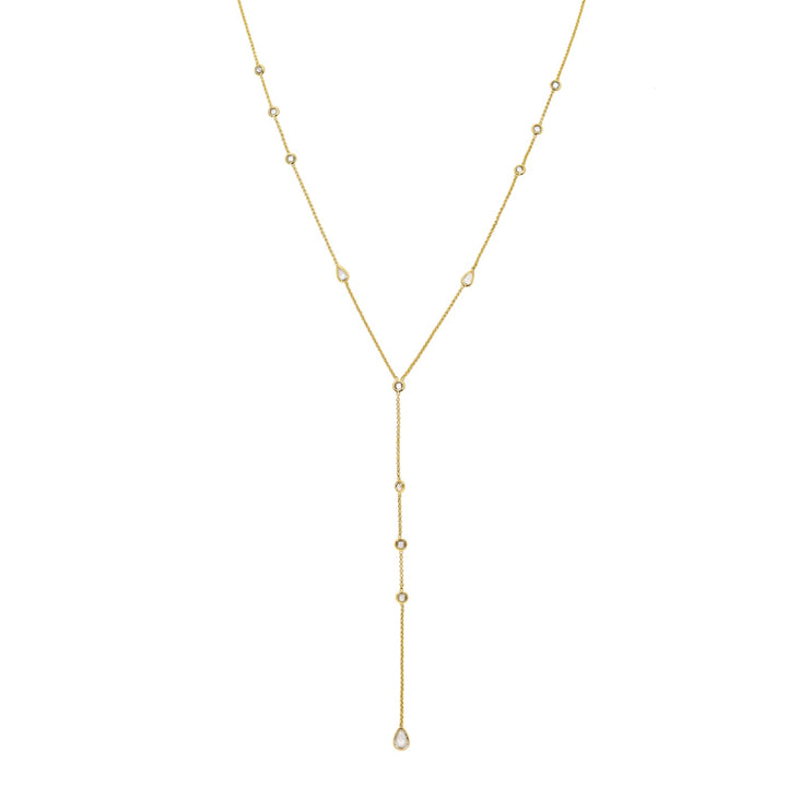 ALEXIA CZ LARIAT NECK