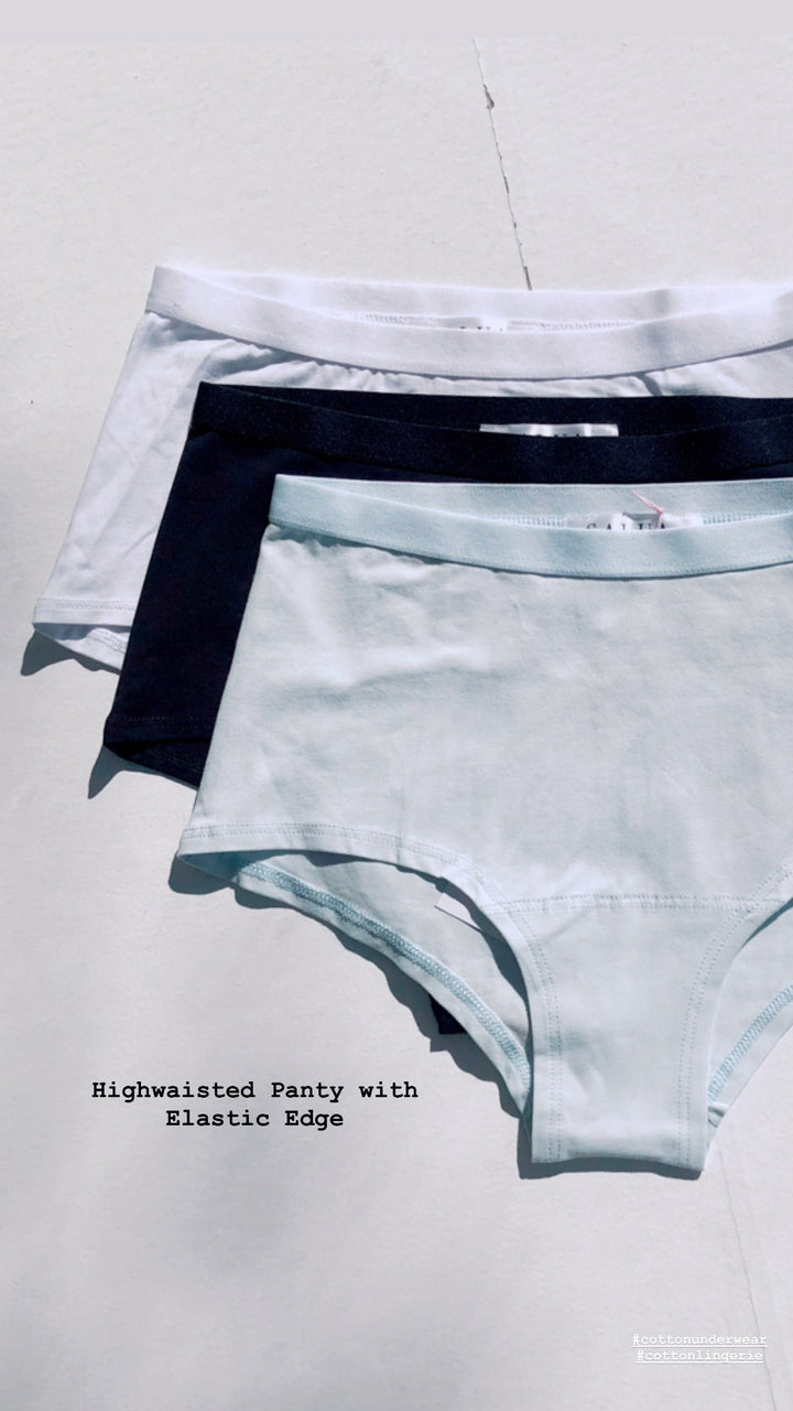 Highwaisted Panty with Elastic Edge