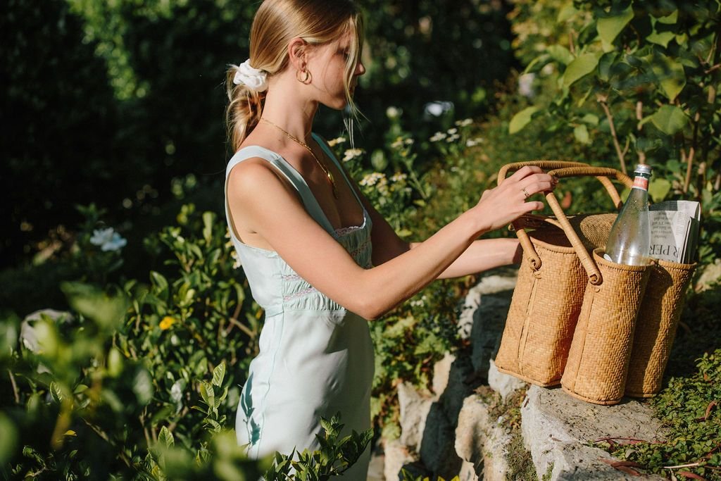 Juliet Dress- Mint Silk Dress - MERRITT CHARLES