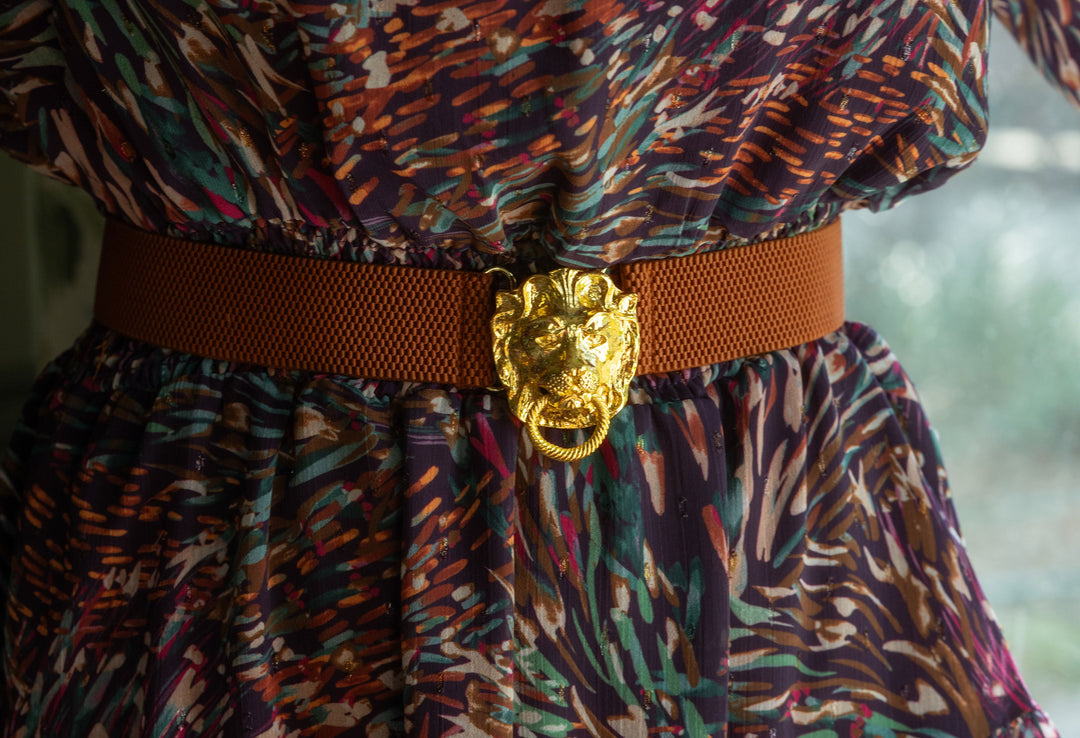 Belt Buckle - Lion Door Knocker