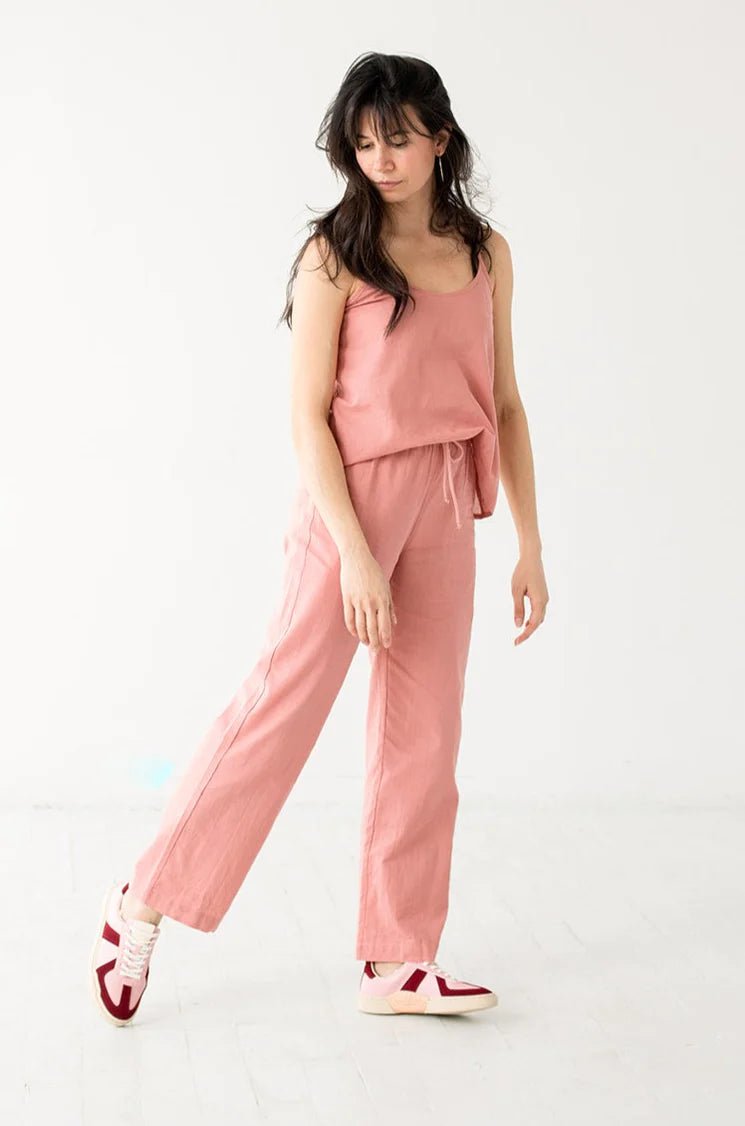 Woven High Waisted Pants