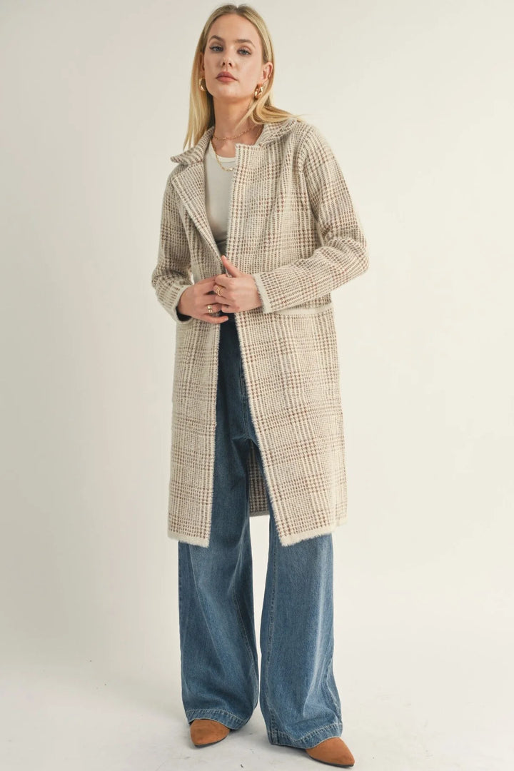 MARCEAU HOUNDTOOTH COAT