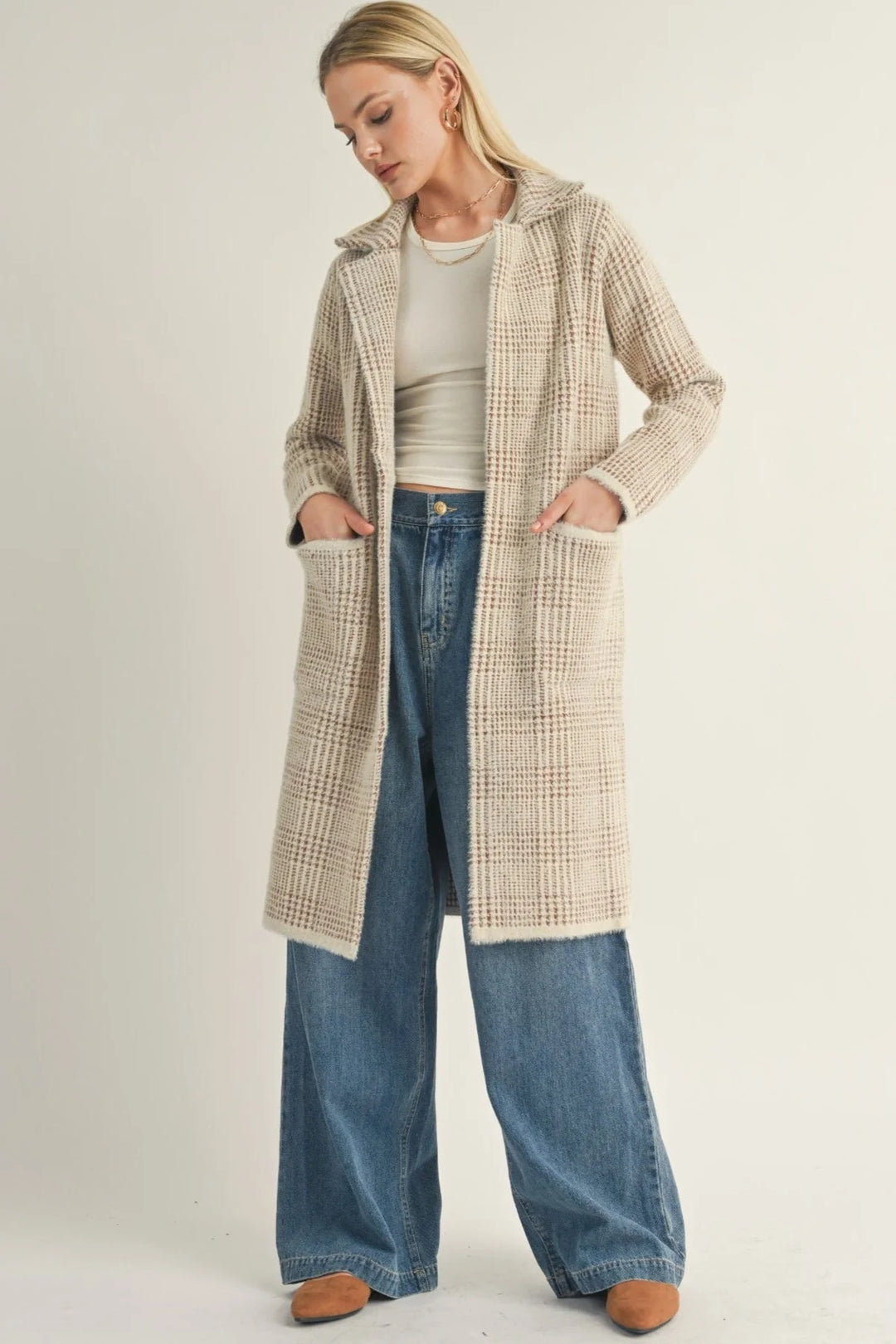 MARCEAU HOUNDTOOTH COAT