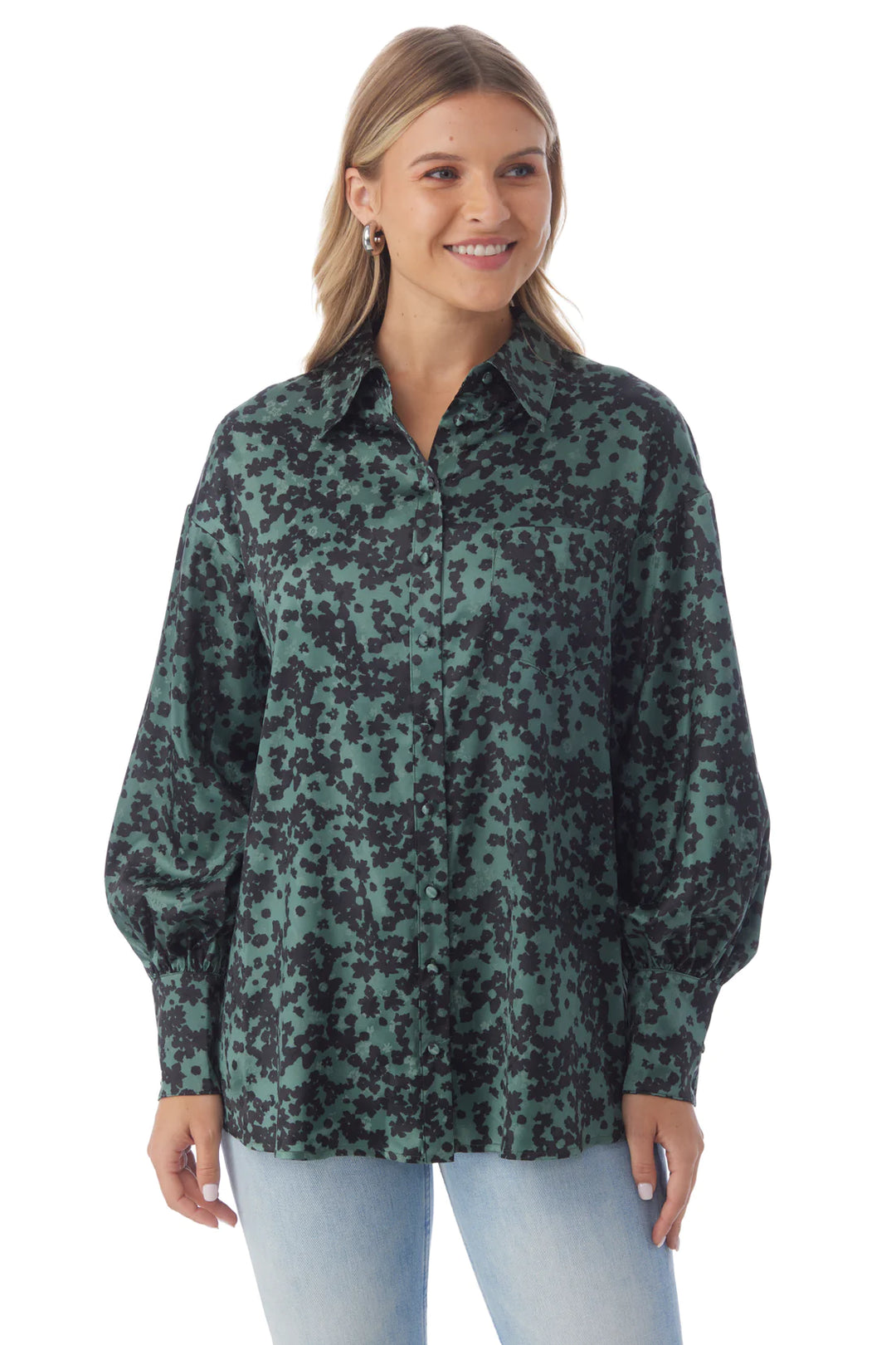 Dizzy Lizzie Cape Cod Shirt with Bb Trim Black S / Black