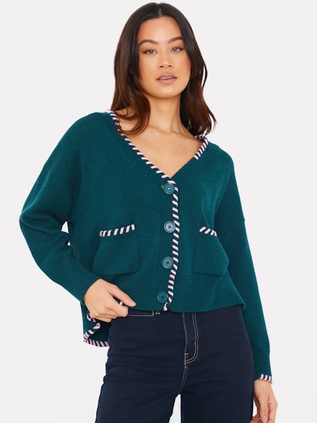 PARKER PLAIT CARDIGAN