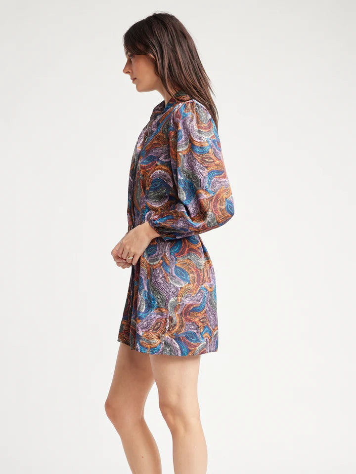 SAIGE LONG SLEEVE MINI DRESS