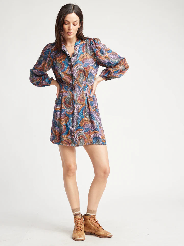 SAIGE LONG SLEEVE MINI DRESS