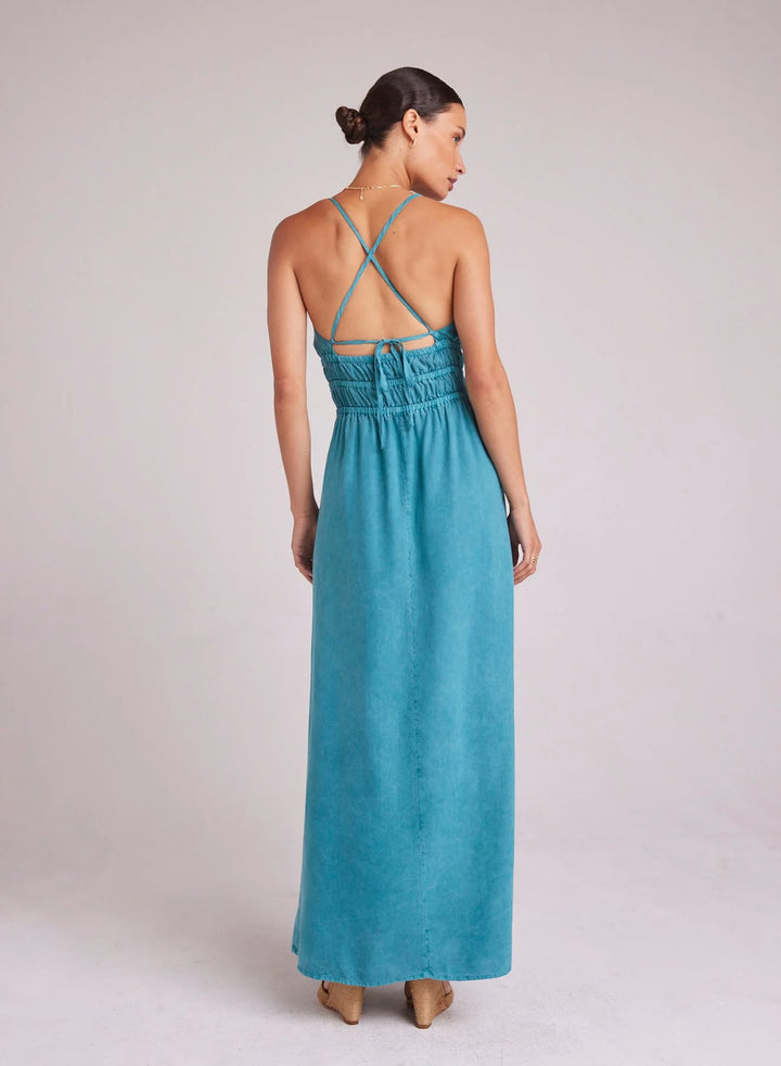 SMOCKED MAXI DRESS