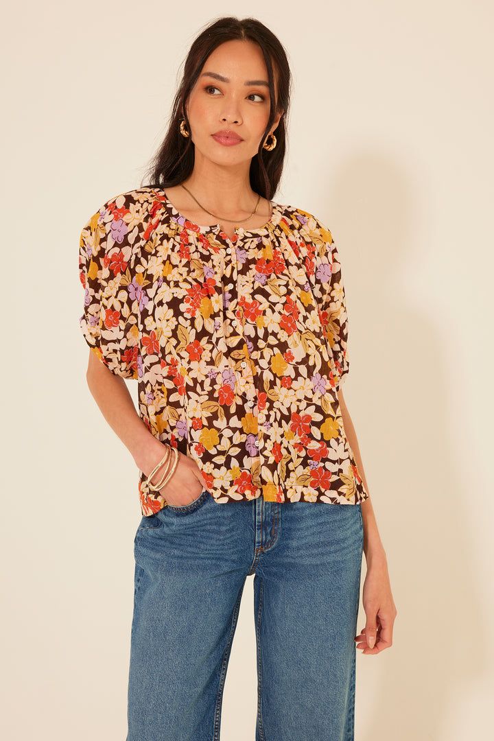 PAVIA FLORAL TOP