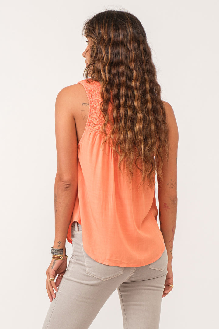 PAIGE RUCHED DETAIL TANK